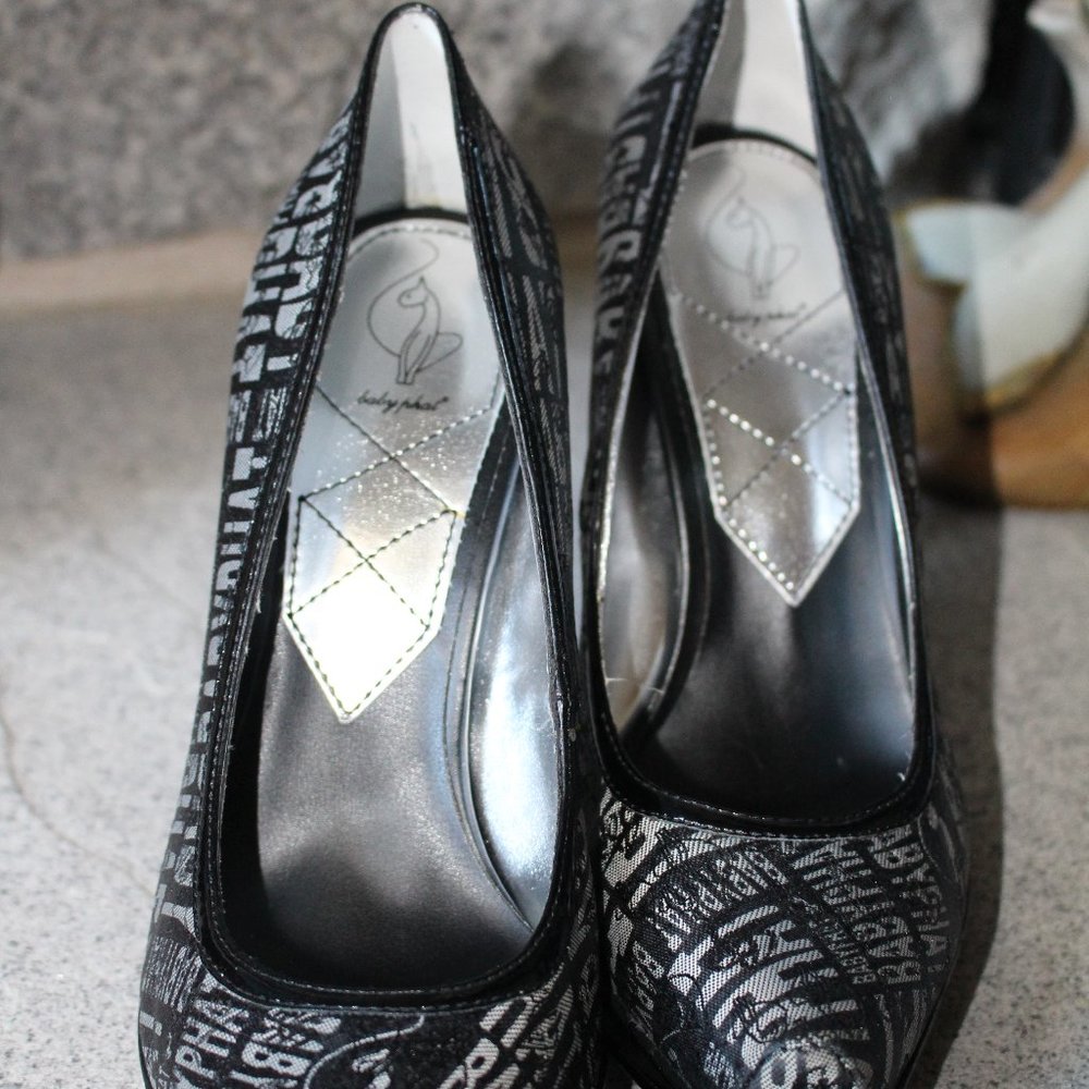 Baby Phat Giselle Foil High Heels size 6 NWOT - Picture 5 of 8